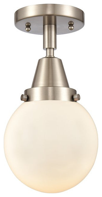 INNOVATIONS LIGHTING 447-1C-SN-G201-6 Beacon Flush Mount