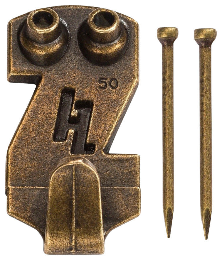 HangZ Gallery 50lb. Picture Hooks, 50-Pack