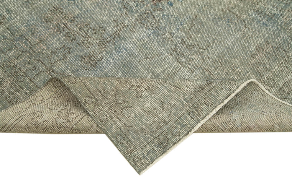 Rug N Carpet - Handmade Oriental 5' 1" x 8' 8" Faded Overdyed Area Rug