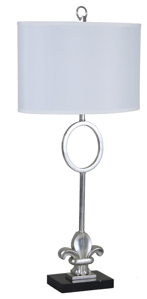 table de lis Silver Leaf Table Lamp