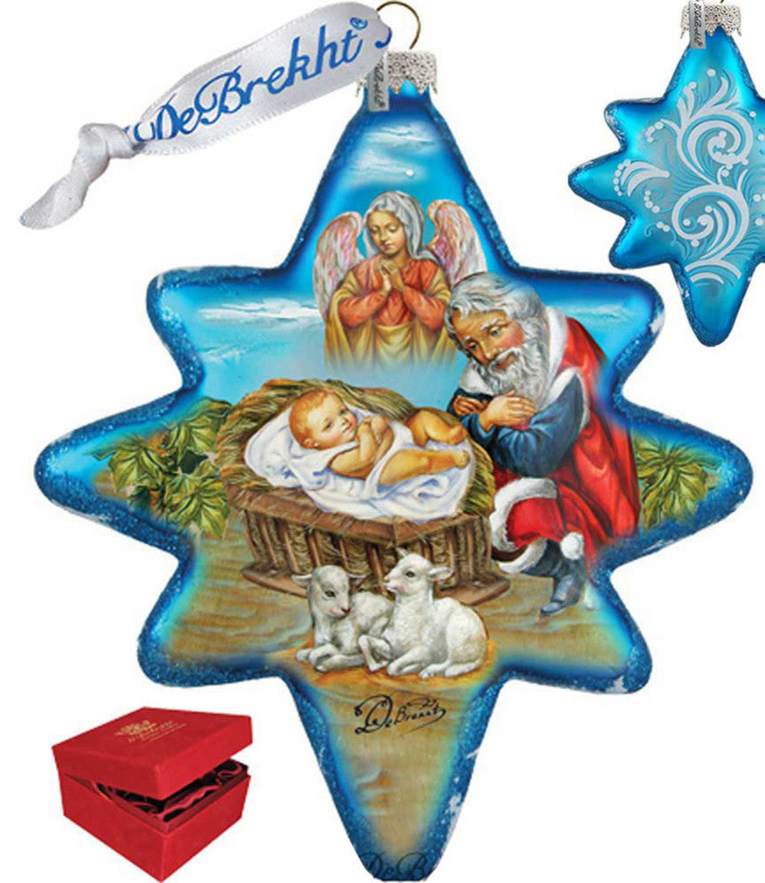 Limited Edition Regal Nativity Snowflake Ornament