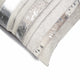 18"x18"x5" Gray and Silver Pillow