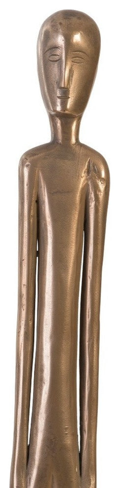 Bulol Sculpture, Polished Bronze, Large