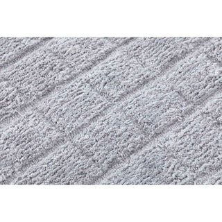 Manhattan Squares Area Rug, Gray, 2'6"x8'
