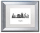 Marlene Watson 'Tempe Arizona Skyline' Matted Art, Silver Frame, White, 14x11
