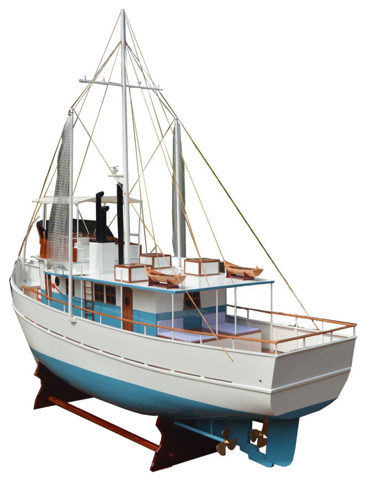Dickie Walker XXXL Trawler Yacht Model