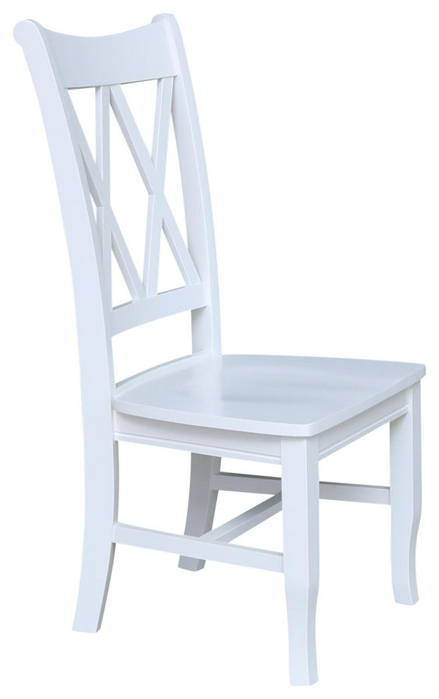 Double XX Chairs, Set of 2, White