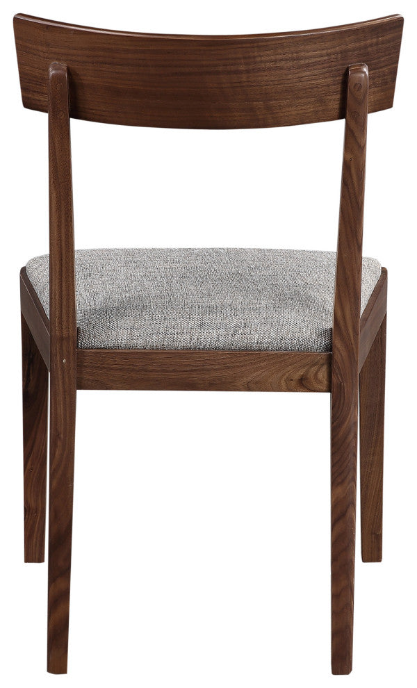 Scandinavian Leone Dining Chair Walnut M2 - Brown