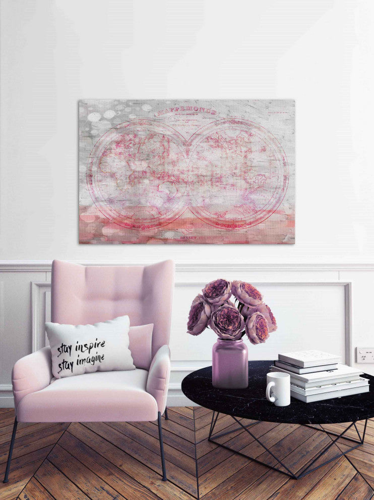 "Flash of Pink" Fine Art Canvas Print, 36"x24"