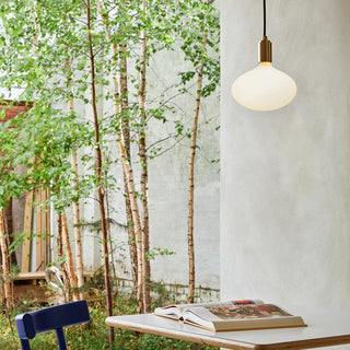 Oval II With Oak Pendant