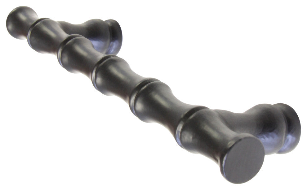 RCH Traditional Iron Handle Pull, Matte Black, 5 Pack, Black, 5 Inch