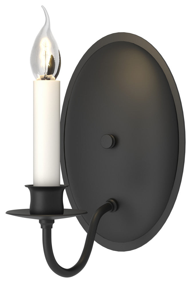 Simple Lines  Sconce, Black Finish