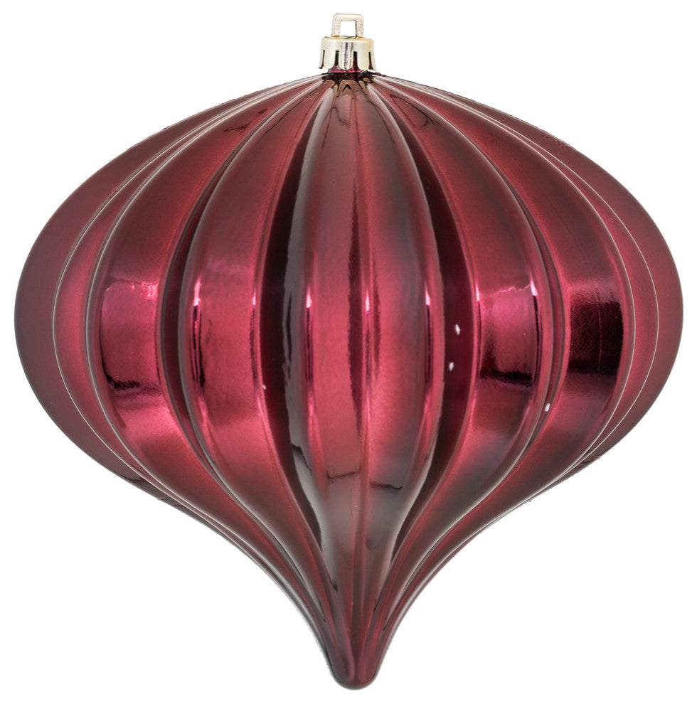 5.7" Burgundy Shiny Onion UV 3/Bag