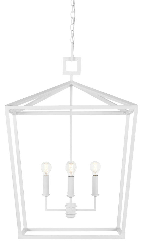 Denison White Grande Chandelier