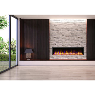 Dynasty Harmony BEF Built-in Linear Electric Fireplace, 64" Wide