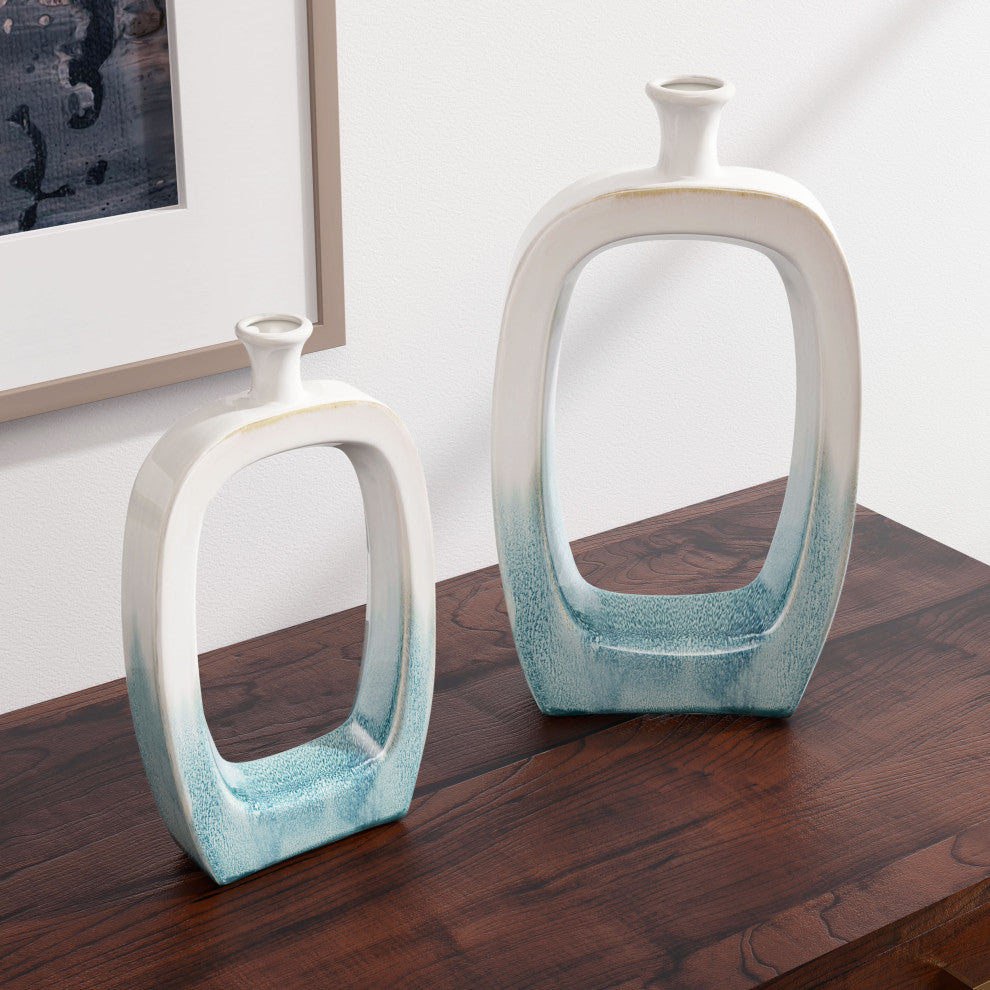 Makara Ceramic Table Vase, Small