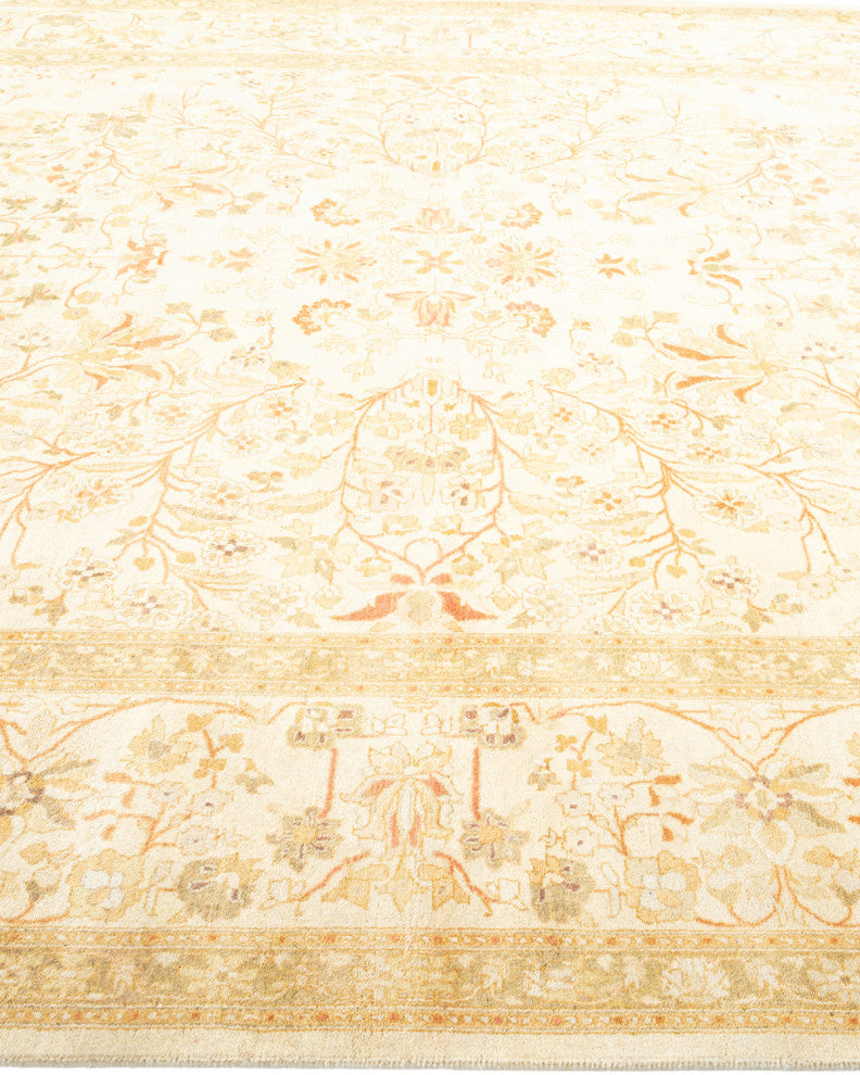 Harley, One-of-a-Kind Hand-Knotted Area Rug Ivory, 8'2"x10'5"
