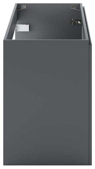 Vitality 36" Wall-Mount Bathroom Vanity, Gray