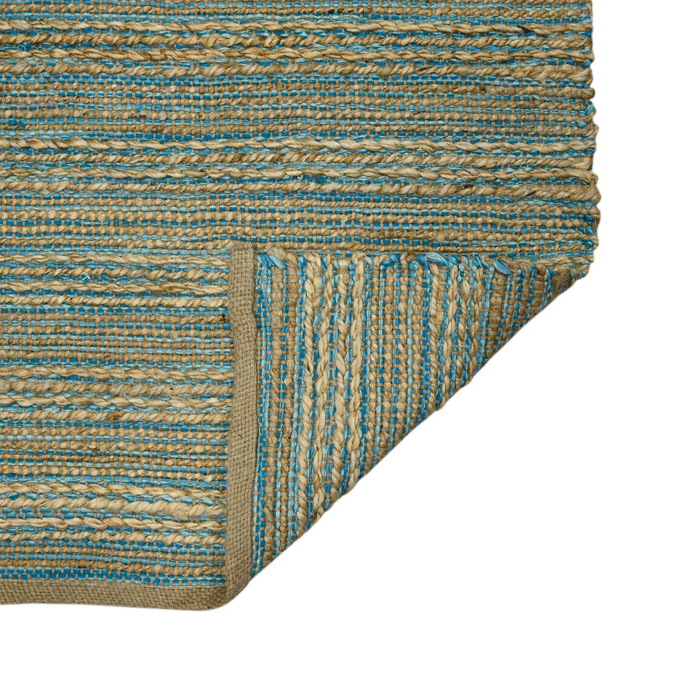 Naturals Sinclair Area Rug, Blue, 8' x 10', Striped