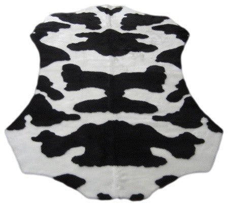 Faux Fur Cow Hide Rug, 56"x79"