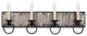 Laramie 26x10" 4-Light Rustic Lodge Wall-Light by Kalco