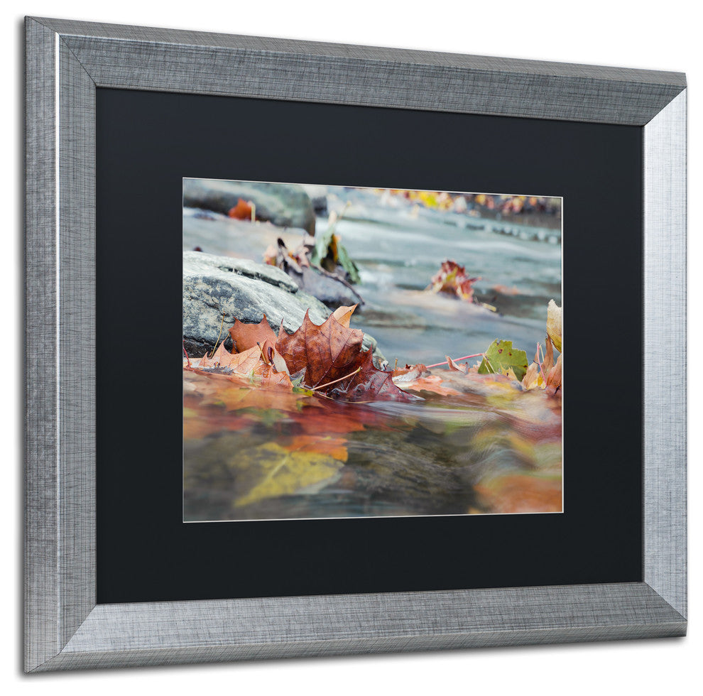 Jason Shaffer 'Maple Creek' Matted Framed Art, Silver Frame, Black Mat, 20x16