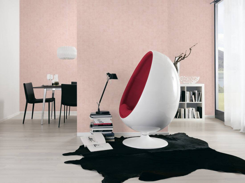 Plain Textured Wallpaper, Random Grainy Spots, 374163, Pink Rose, 1 Roll
