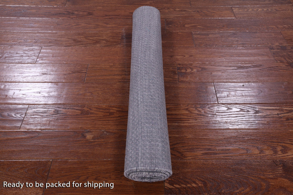 3' 0" X 5' 0" Wool and Silk Handmade Savannah Grass Rug Q11526