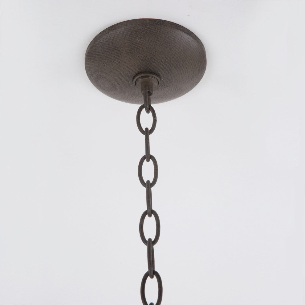 4-Lights Pendant Lighting, Brown