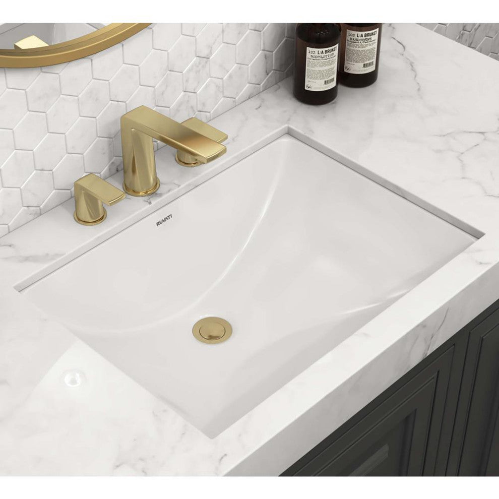 Ruvati 17 x 12 inch Undermount Bathroom Vanity Sink