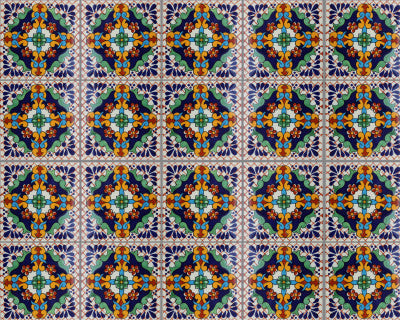 6x6 4 pcs Macotera Talavera Mexican Tile