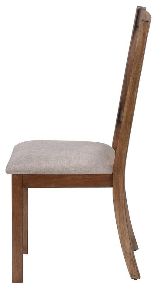 Dining Chair, Set Of 2, Side, Upholstered, Kitchen, Dining Room
