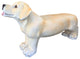32" Yellow Labrador Bench