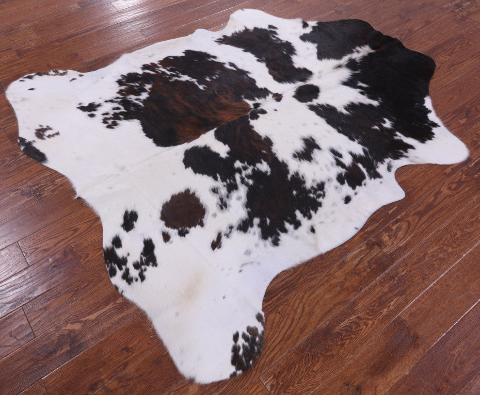 Tricolor Natural Cowhide Rug 6' 9" X 5' 11" C2351