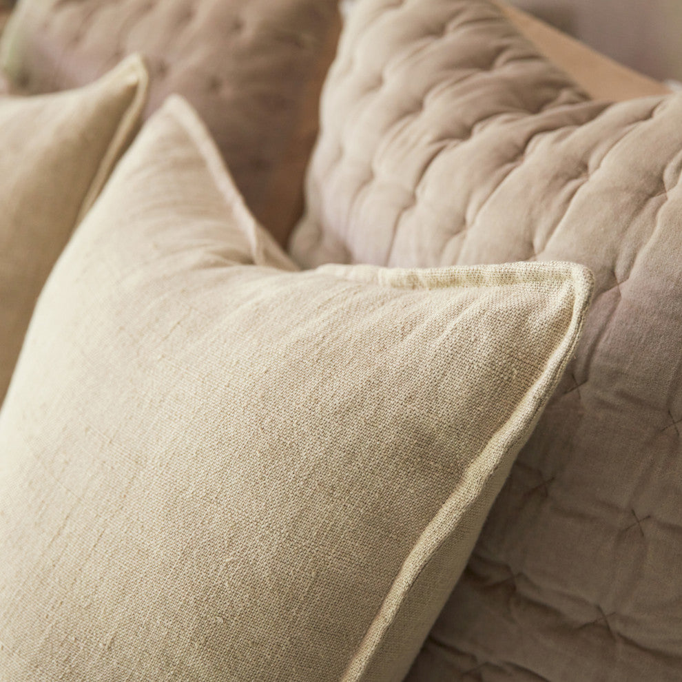 Jaipur Living Blanche Solid Cream Polyester Pillow 22"