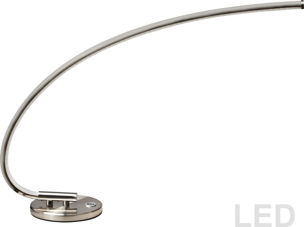 LED Table Lamp, 18 Watt, Satin Chrome