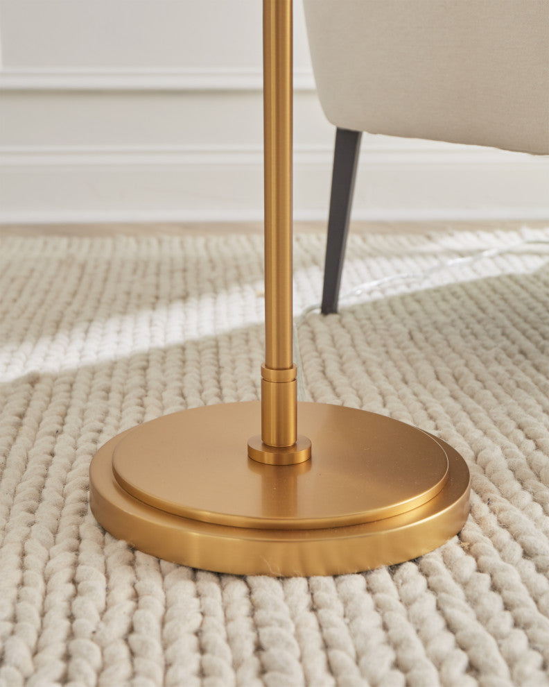Beckham Classic Floor Lamp, Burnished Brass