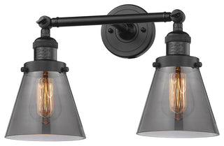 Innovations Lighting 208-Bk-G63-Led 2 Light Dimmable Led Bathroom Fixture