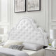 Diana Tufted Performance Velvet King/California King Headboard White