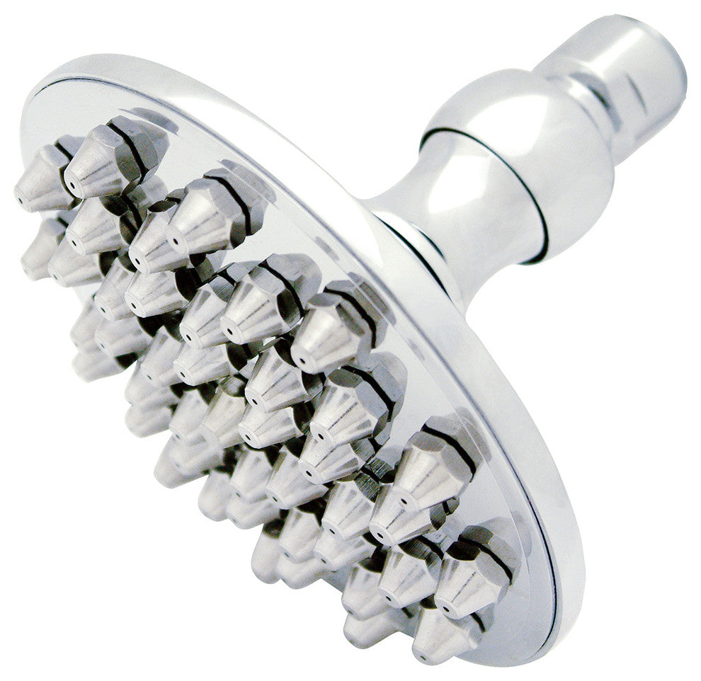 Metropolitan 6" Brass Shower Head, Polished Brass