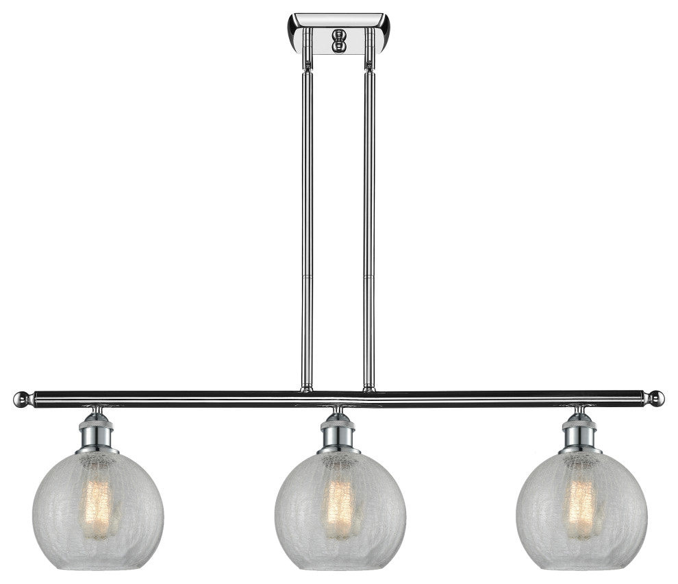 Innovations Lighting 516-3I-PC-G125-8-LED Athens 3 Light 36" Island Light