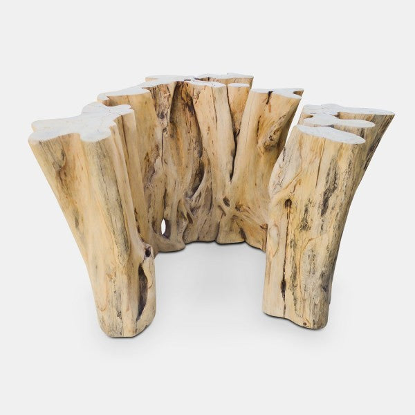 Ficus Wood Coffee Table Base