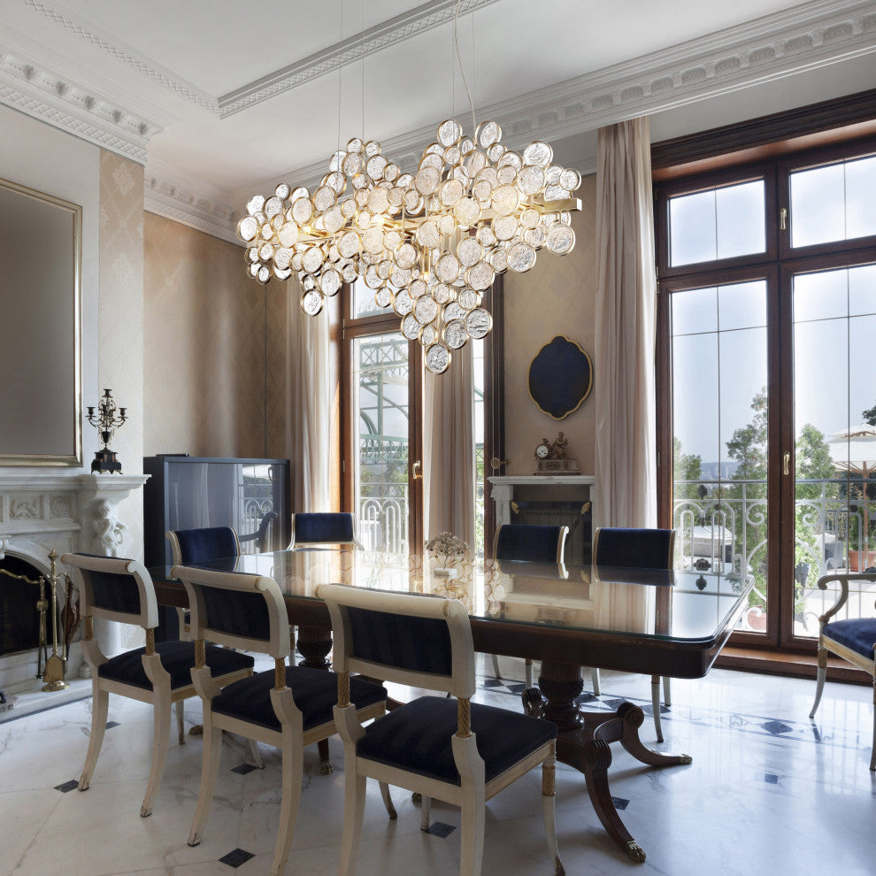 12-Light Contemporary Island-Light by Eurofase