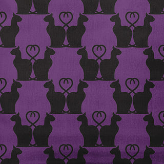 16" x 16" Cat Clowder Decorative Throw Pillow, Amethyst