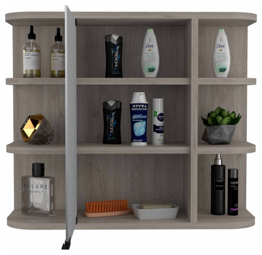 Valdez Medicine Cabinet, Light Gray