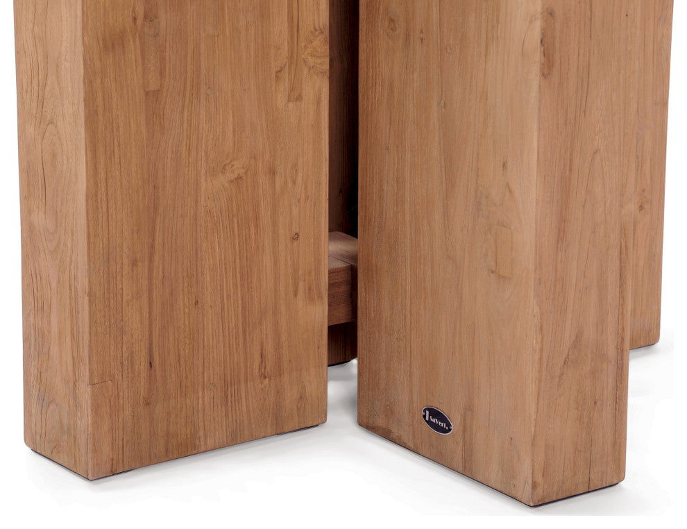 Java Teak and Concrete Dining Table