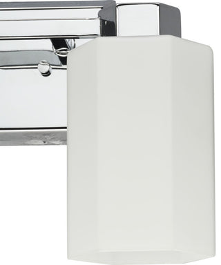 Estrada Collection 2-Light Contemporary Bath and Vanity Light, Polished Chrome