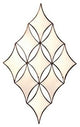 Bassett Mirror Channing Wall Mirror, Bronze
