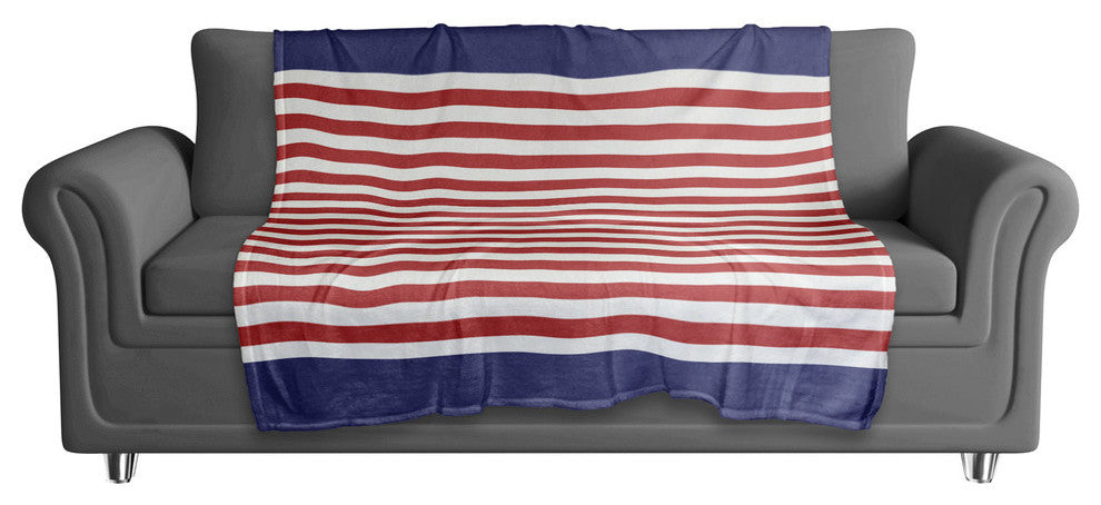 Nautical  50x60 Coral Fleece Blanket