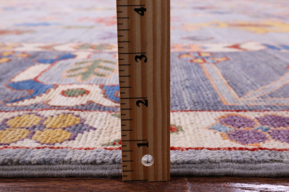 9' 9" X 13' 5" Turkish Oushak Hand Knotted Wool Rug - Q12405